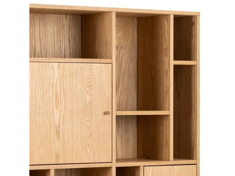 Regał Rangoon szeroki dąb - ACTONA